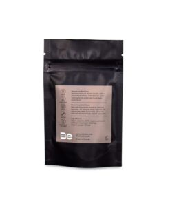 back of Be Renewed model ten pack collection of clear two piece storage capsules