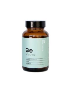 Be Yourself brand Core model wellness supplement container with custom graphic label