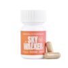 Front view of Euphoria brand Skywalker five count three hundred milligram specialty supplement packaging